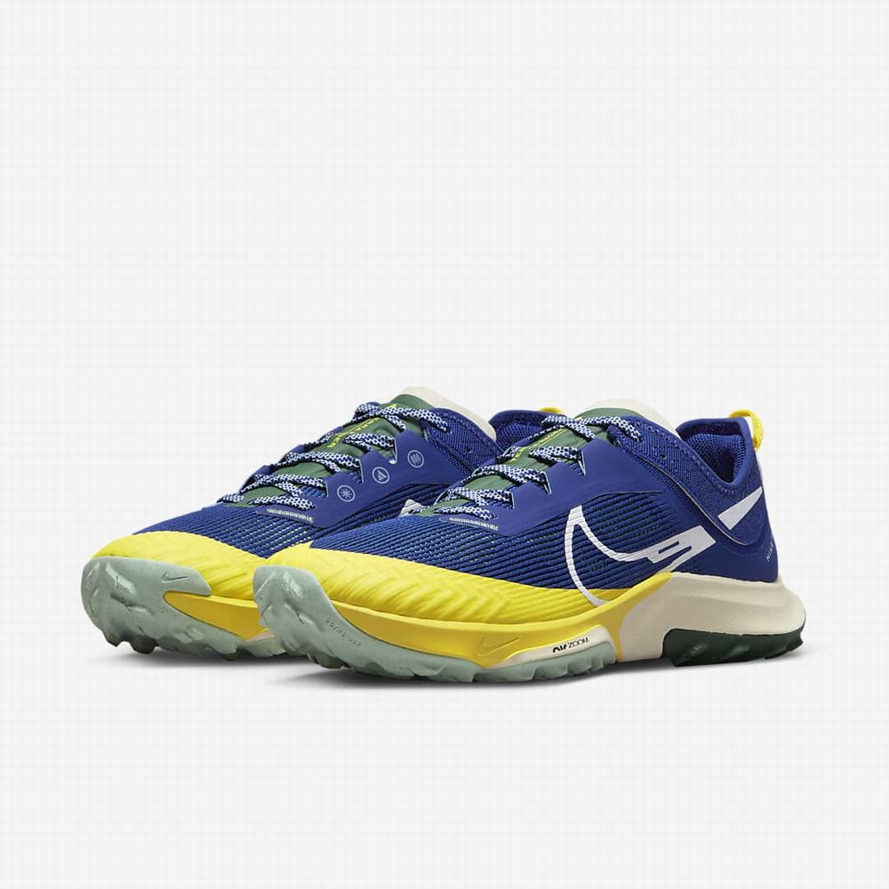 Bezecke Topanky Nike Air Zoom Terra Kiger 8 Panske Kráľovská Modrá Žlté Zelene Biele | SK638721