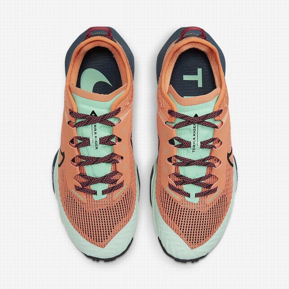 Bezecke Topanky Nike Air Zoom Terra Kiger 8 Damske Oranžové Mätové Čierne | SK720498