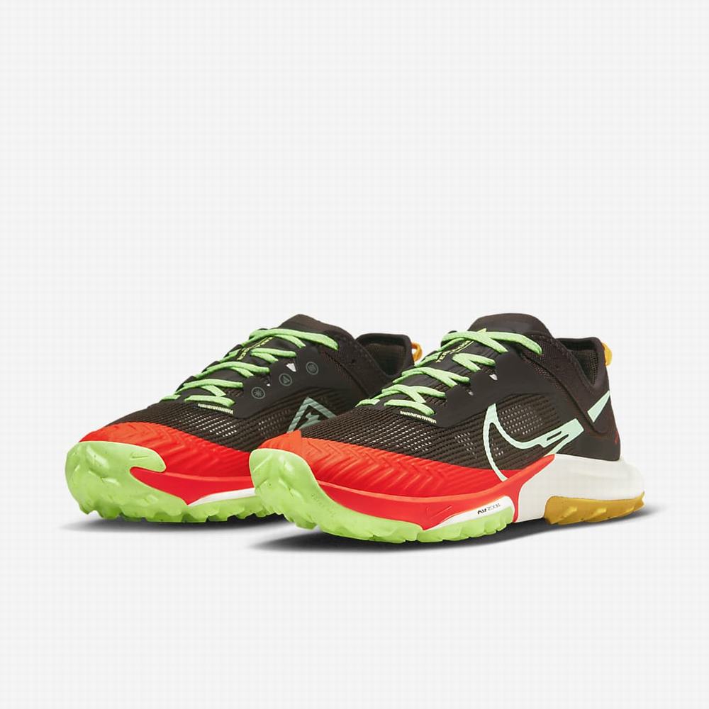 Bezecke Topanky Nike Air Zoom Terra Kiger 8 Damske Hnede Svetlo Červené Žlté Zelene | SK785041