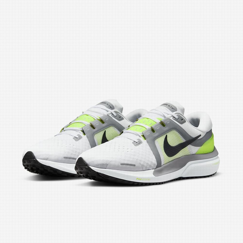 Bezecke Topanky Nike Air Zoom Vomero 16 Panske Biele Siva Čierne | SK548913