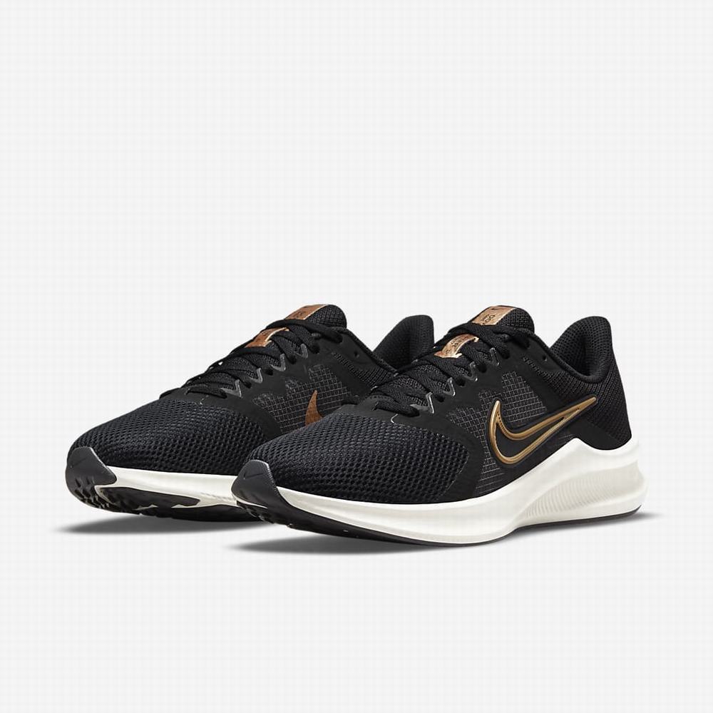 Bezecke Topanky Nike Downshifter 11 Damske Čierne Tmavo Siva Metal Meď | SK514906