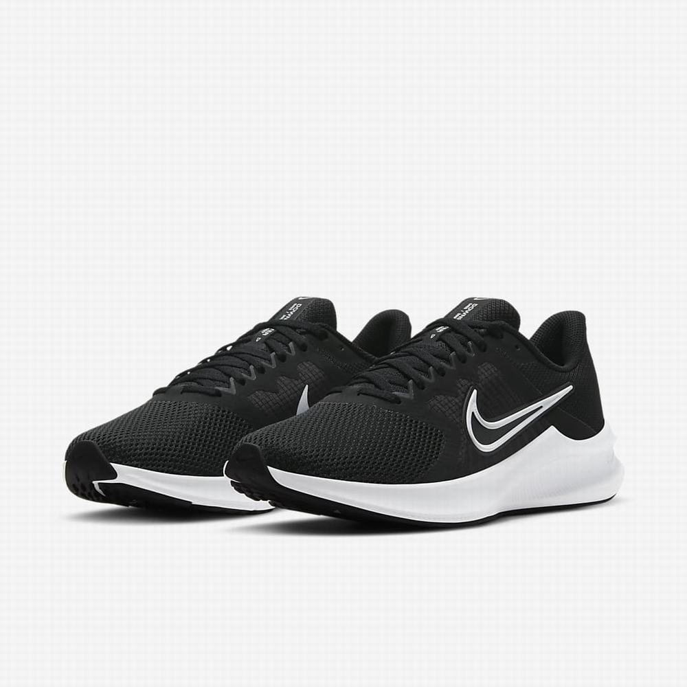 Bezecke Topanky Nike Downshifter 11 Damske Čierne Tmavo Siva Biele | SK954287