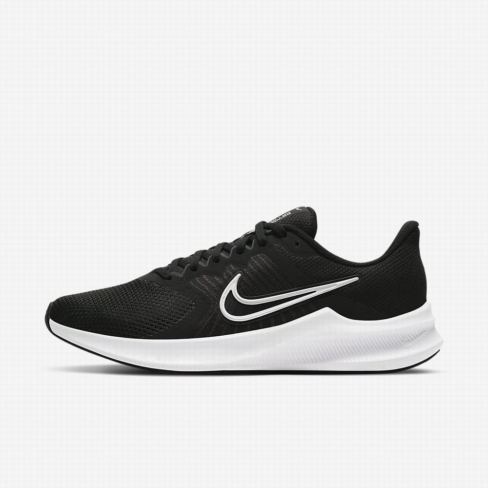 Bezecke Topanky Nike Downshifter 11 Damske Čierne Tmavo Siva Biele | SK954287