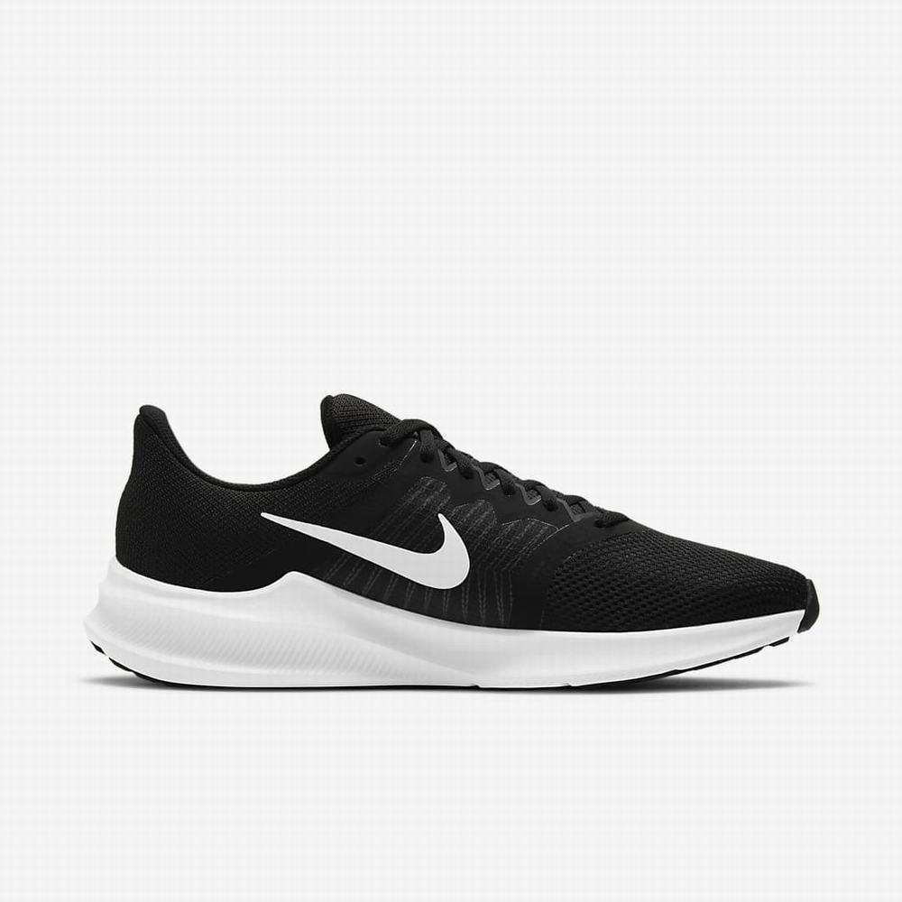 Bezecke Topanky Nike Downshifter 11 Panske Čierne Tmavo Siva Biele | SK631809