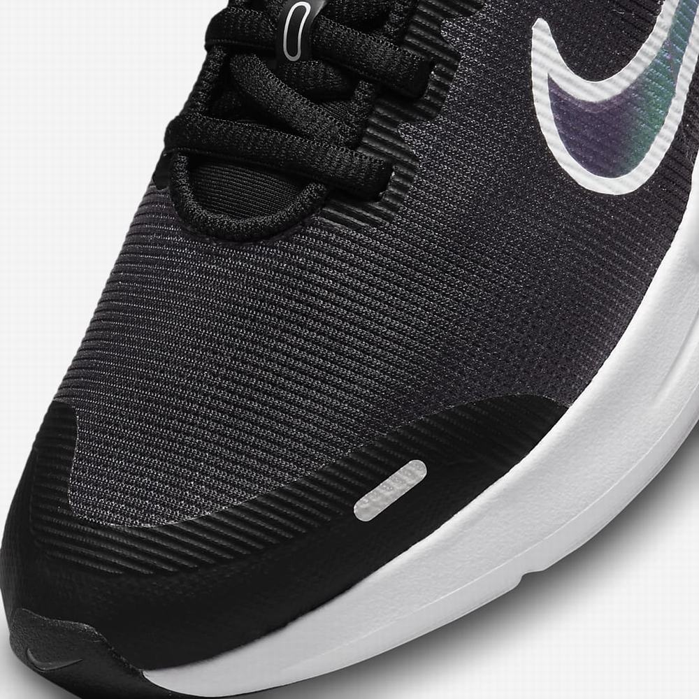 Bezecke Topanky Nike Downshifter 12 Detske Čierne Tmavo Siva Biele | SK087462