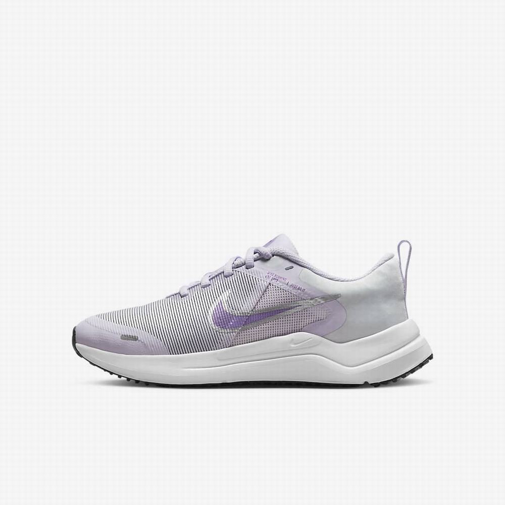 Bezecke Topanky Nike Downshifter 12 Detske Nachový Platina Nachový Metal Strieborne | SK304268