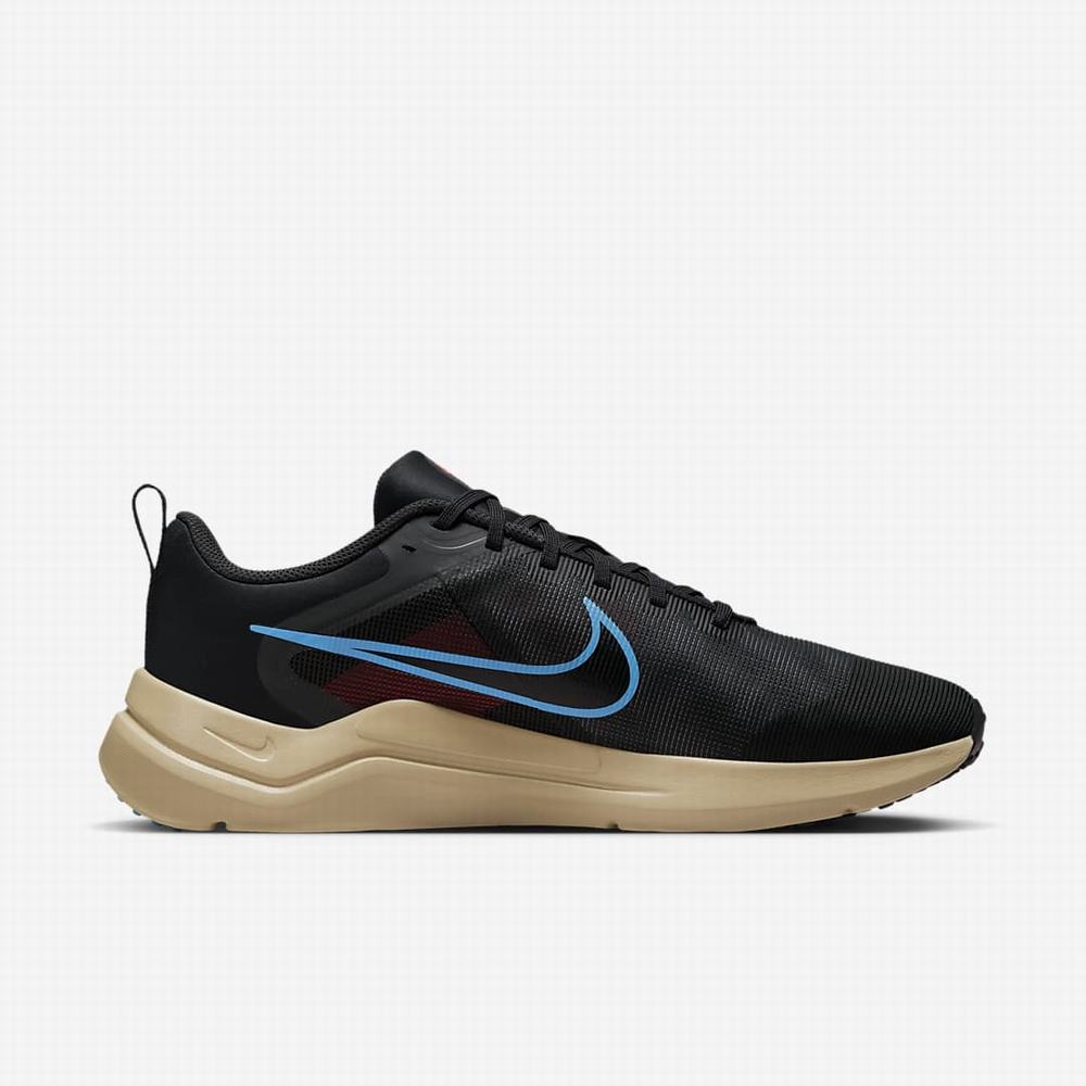 Bezecke Topanky Nike Downshifter 12 Panske Tmavo Siva Hnedožltý Svetlo Červené Modre | SK017429