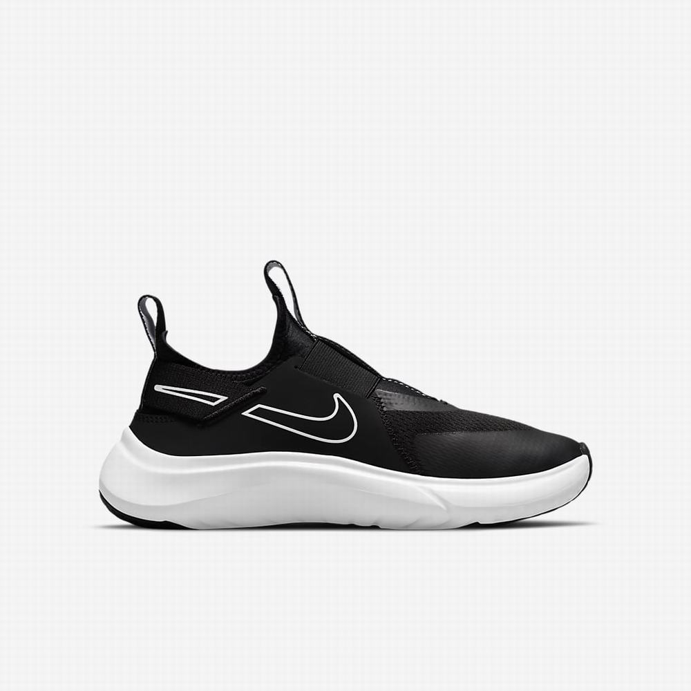 Bezecke Topanky Nike Flex Plus Detske Čierne Biele | SK374610