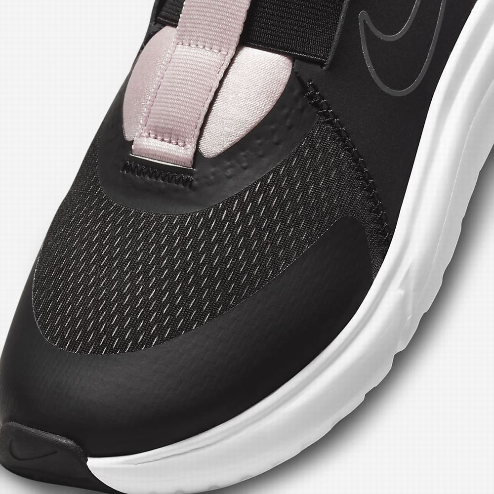 Bezecke Topanky Nike Flex Plus Detske Čierne Ruzove Metal Strieborne | SK970513