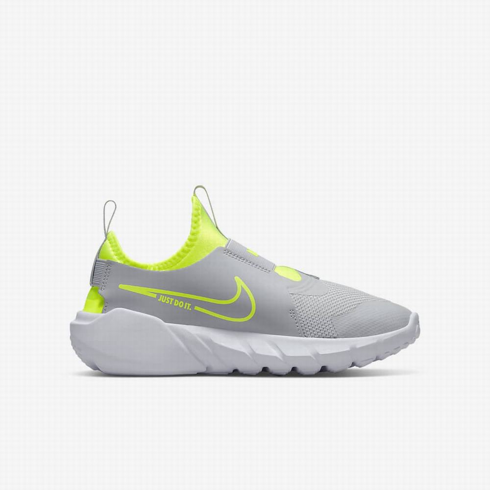 Bezecke Topanky Nike Flex Runner 2 Detske Siva Modre | SK504736