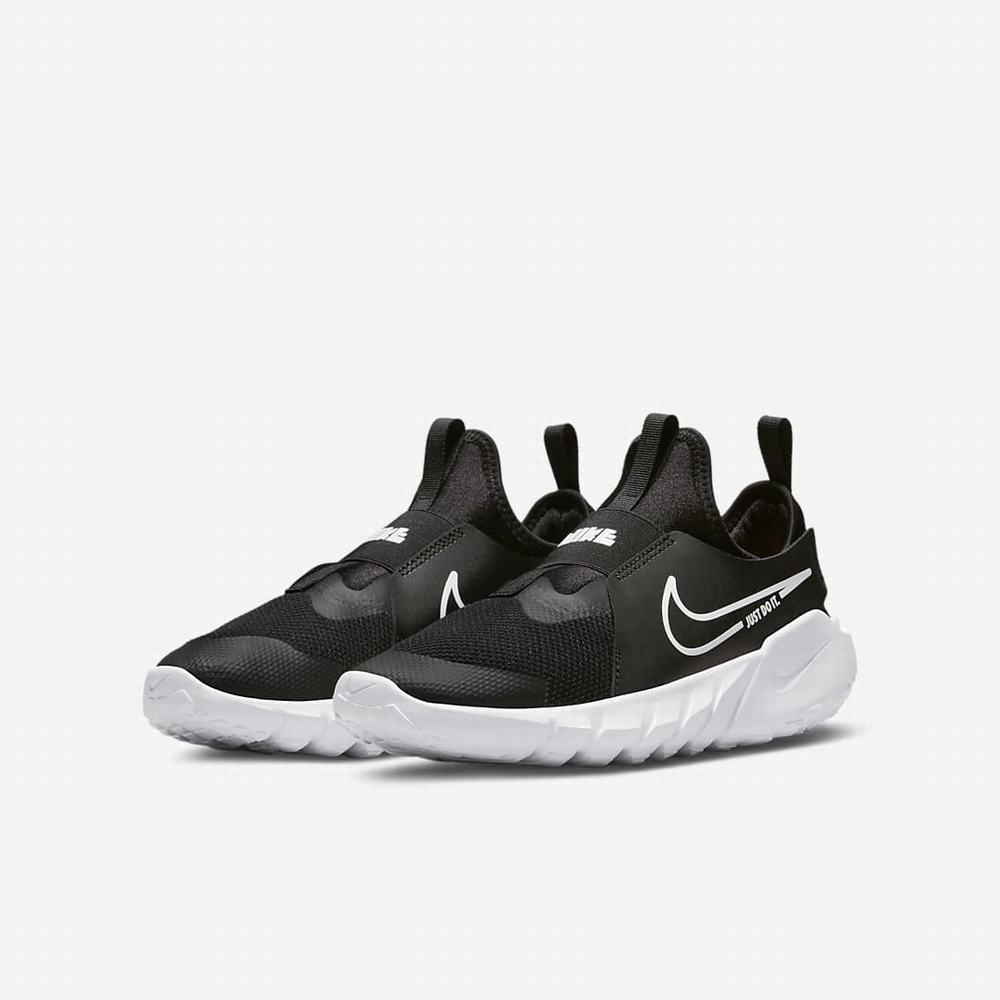 Bezecke Topanky Nike Flex Runner 2 Detske Čierne Modre Zlate Biele | SK603479