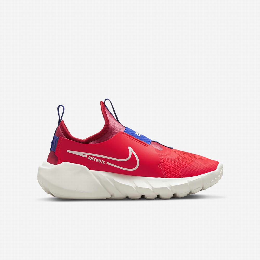 Bezecke Topanky Nike Flex Runner 2 Detske Svetlo Červené Kráľovská Modrá | SK814270