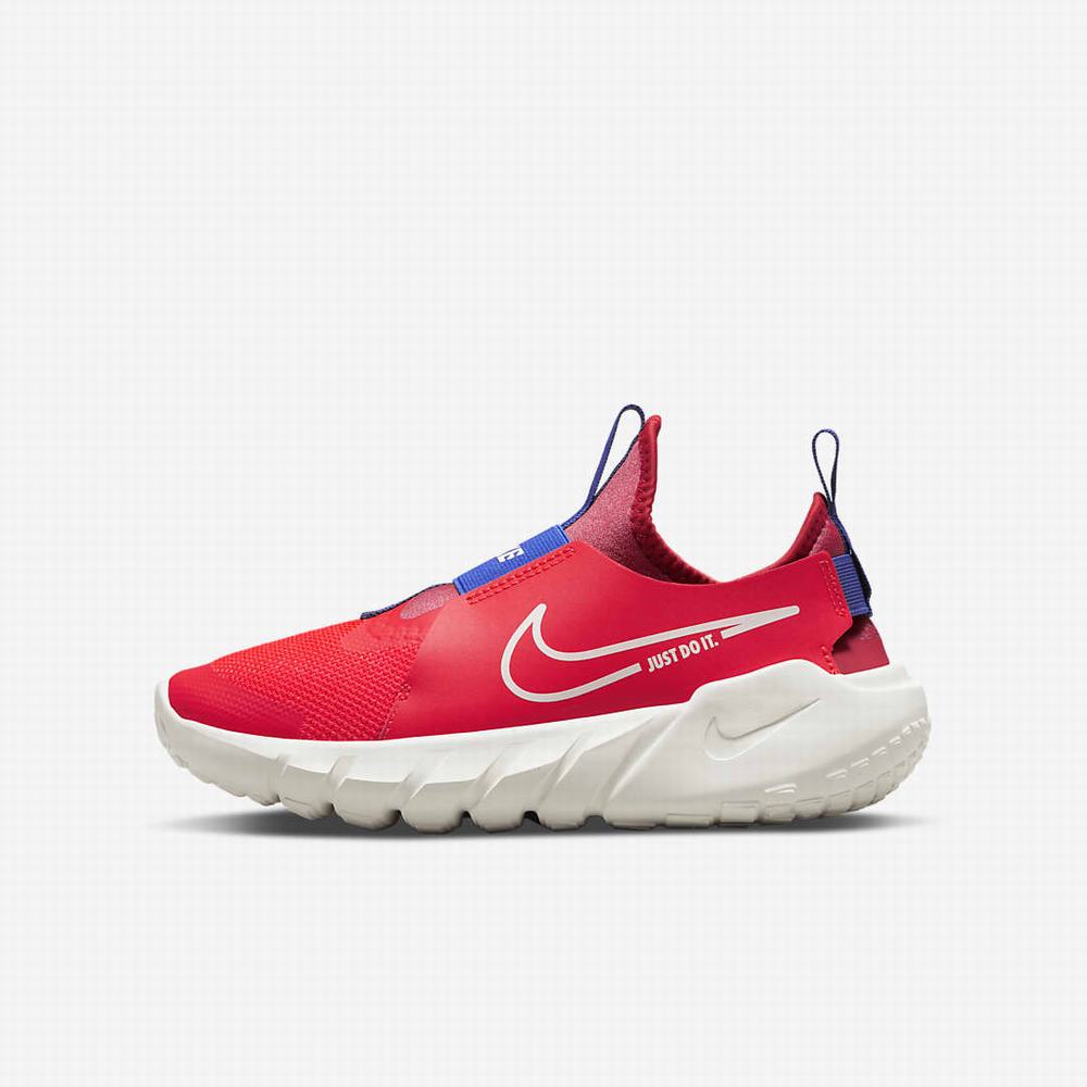 Bezecke Topanky Nike Flex Runner 2 Detske Svetlo Červené Kráľovská Modrá | SK814270