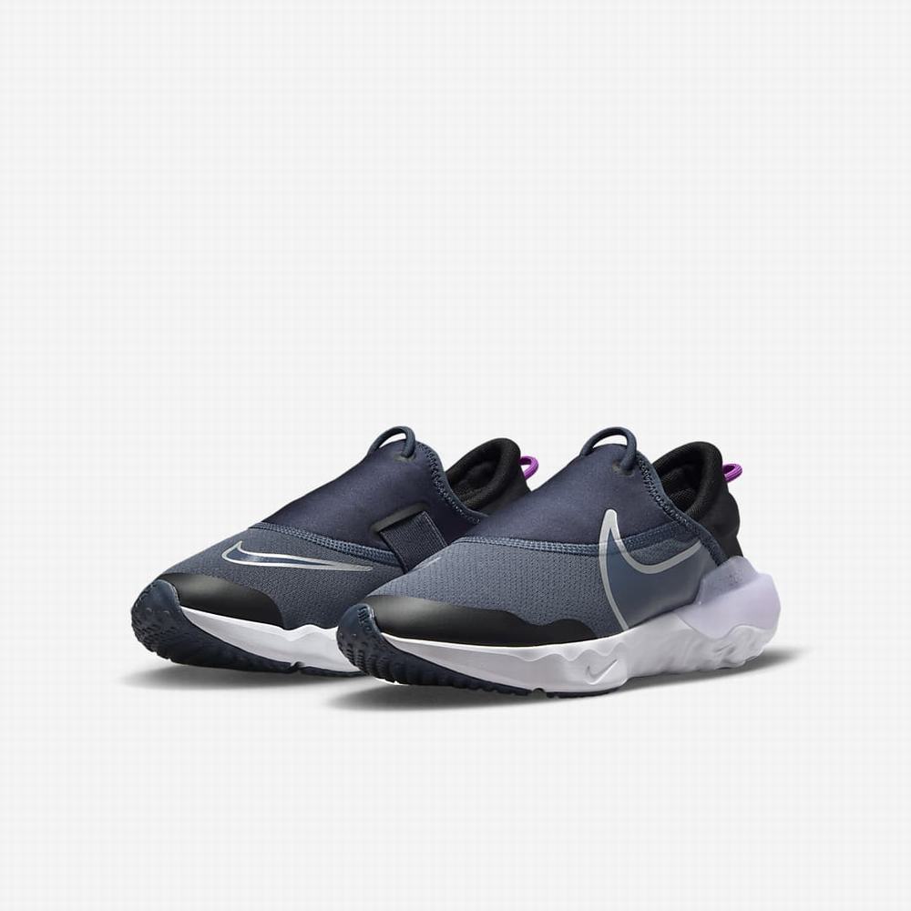 Bezecke Topanky Nike Flow Detske Modre Nachový Metal Strieborne | SK974083