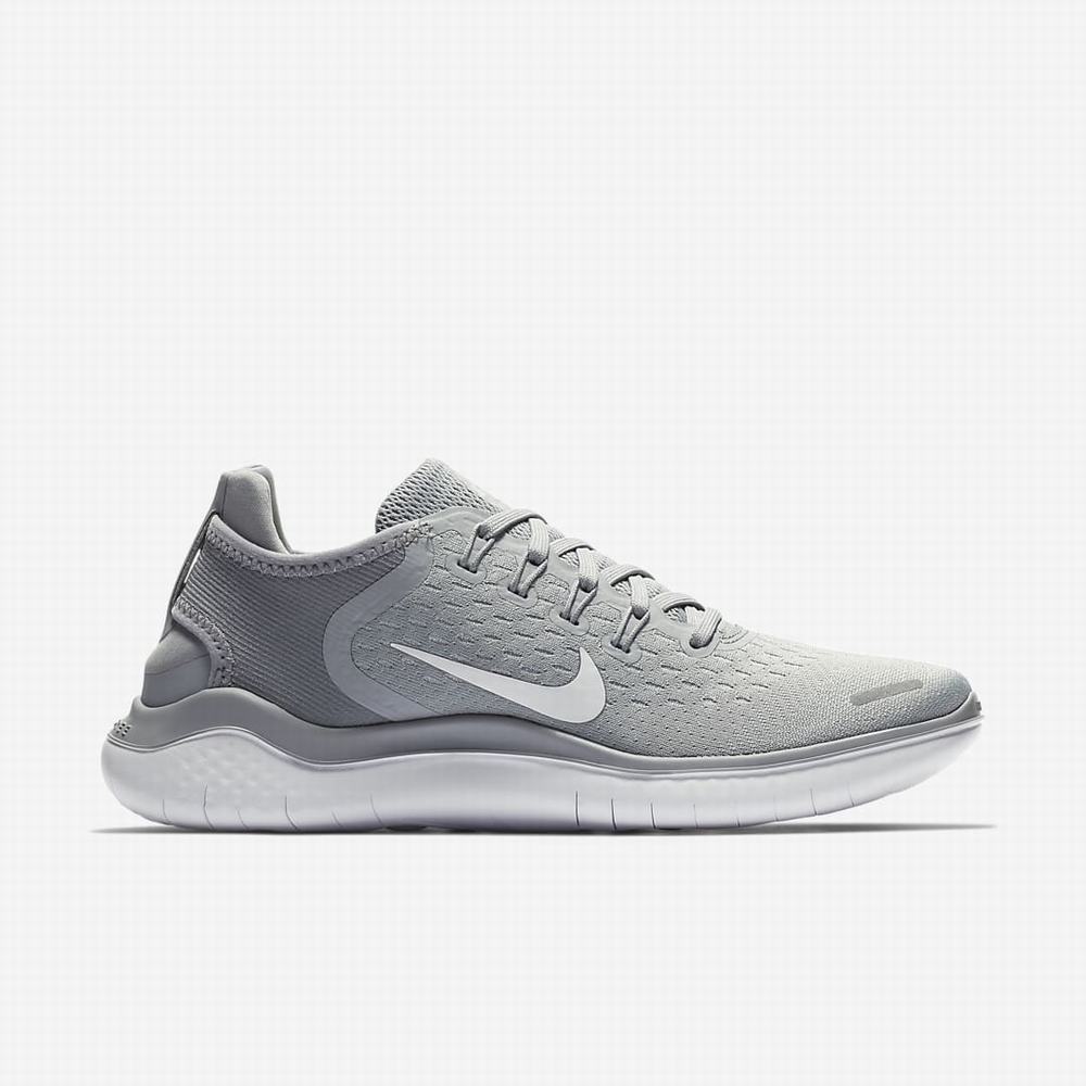 Bezecke Topanky Nike Free RN 2018 Damske Siva Biele | SK937650