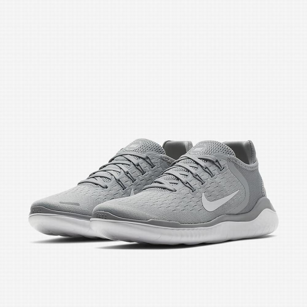 Bezecke Topanky Nike Free RN 2018 Damske Siva Biele | SK937650