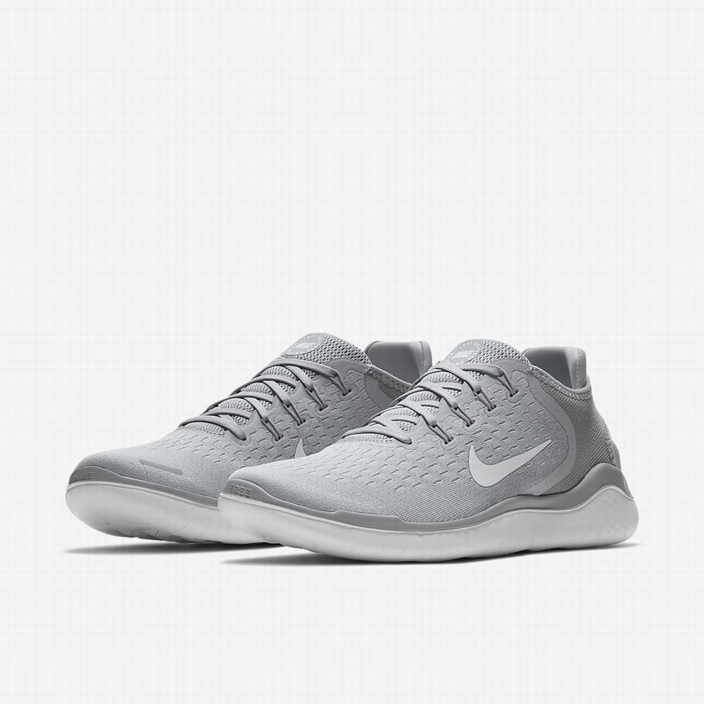 Bezecke Topanky Nike Free RN 2018 Panske Siva Biele | SK719034