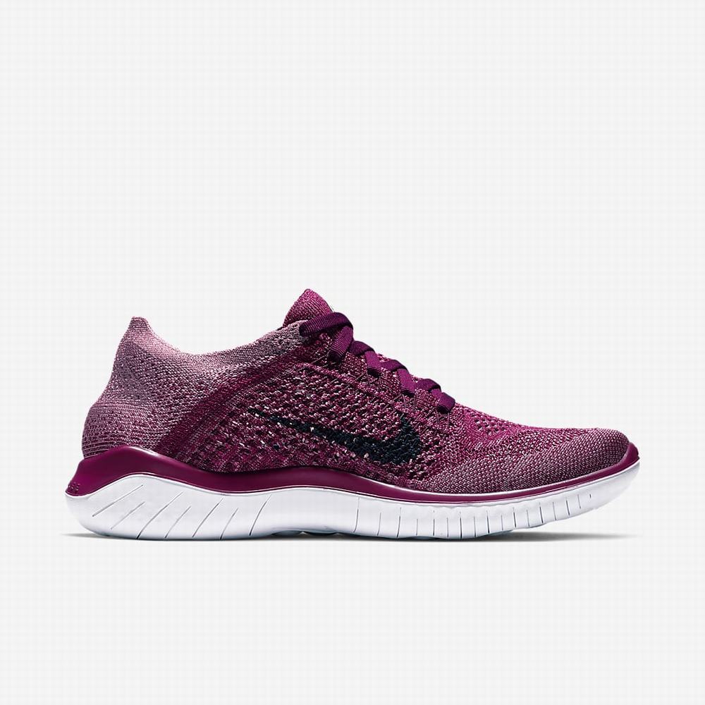 Bezecke Topanky Nike Free RN Flyknit 2018 Damske Červené Biele Tyrkysové Modre | SK573184