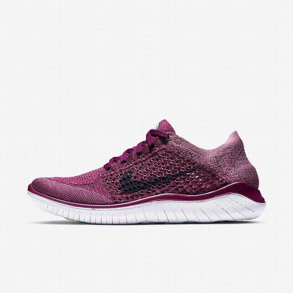 Bezecke Topanky Nike Free RN Flyknit 2018 Damske Červené Biele Tyrkysové Modre | SK573184