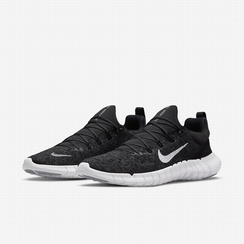 Bezecke Topanky Nike Free Run 5.0 Panske Čierne | SK812539