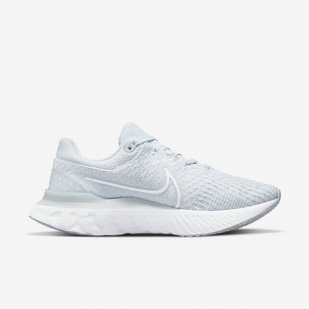 Bezecke Topanky Nike Infinity React 3 Damske Platina Biele | SK471862