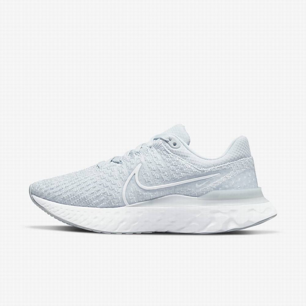 Bezecke Topanky Nike Infinity React 3 Damske Platina Biele | SK471862