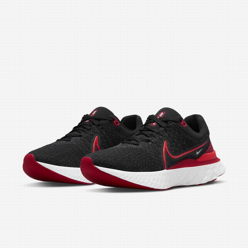 Bezecke Topanky Nike Infinity React 3 Damske Čierne Červené Biele Svetlo Červené | SK581260