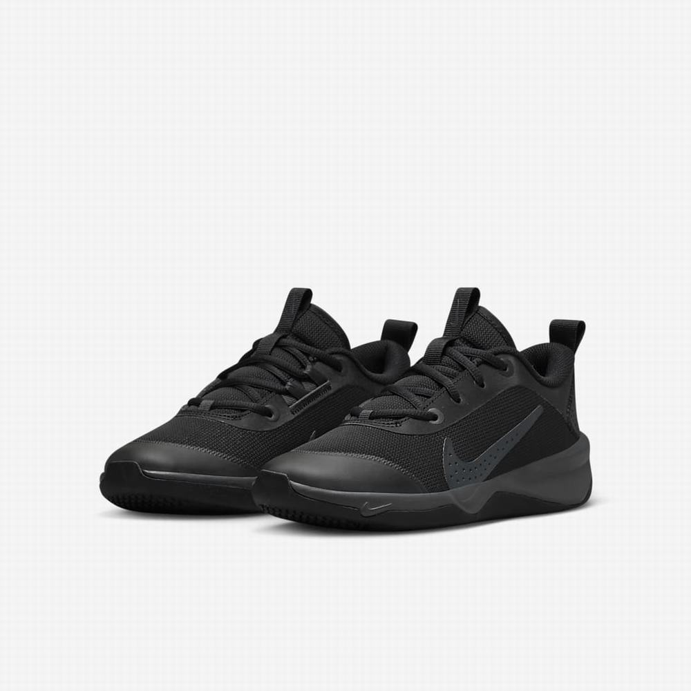 Bezecke Topanky Nike Omni Multi-Court Detske Čierne Tmavo Siva | SK603984