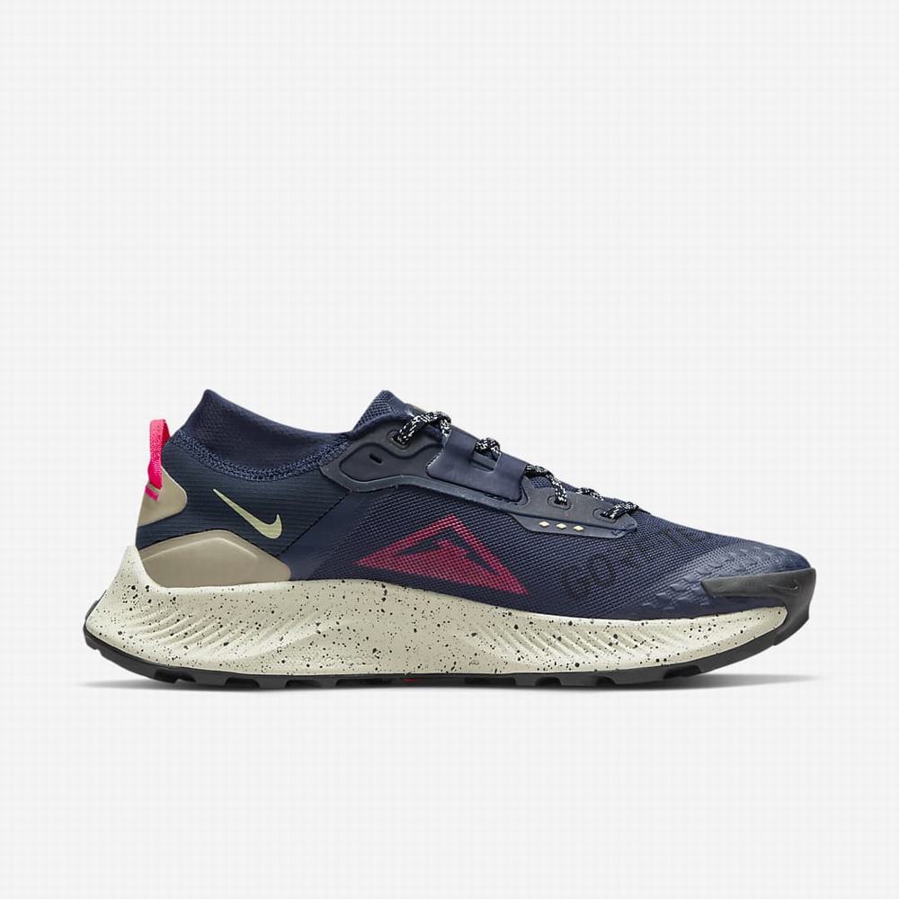 Bezecke Topanky Nike Pegasus Trail 3 GORE-TEX Panske Obsidian Olivovo Zelená Červené | SK375201