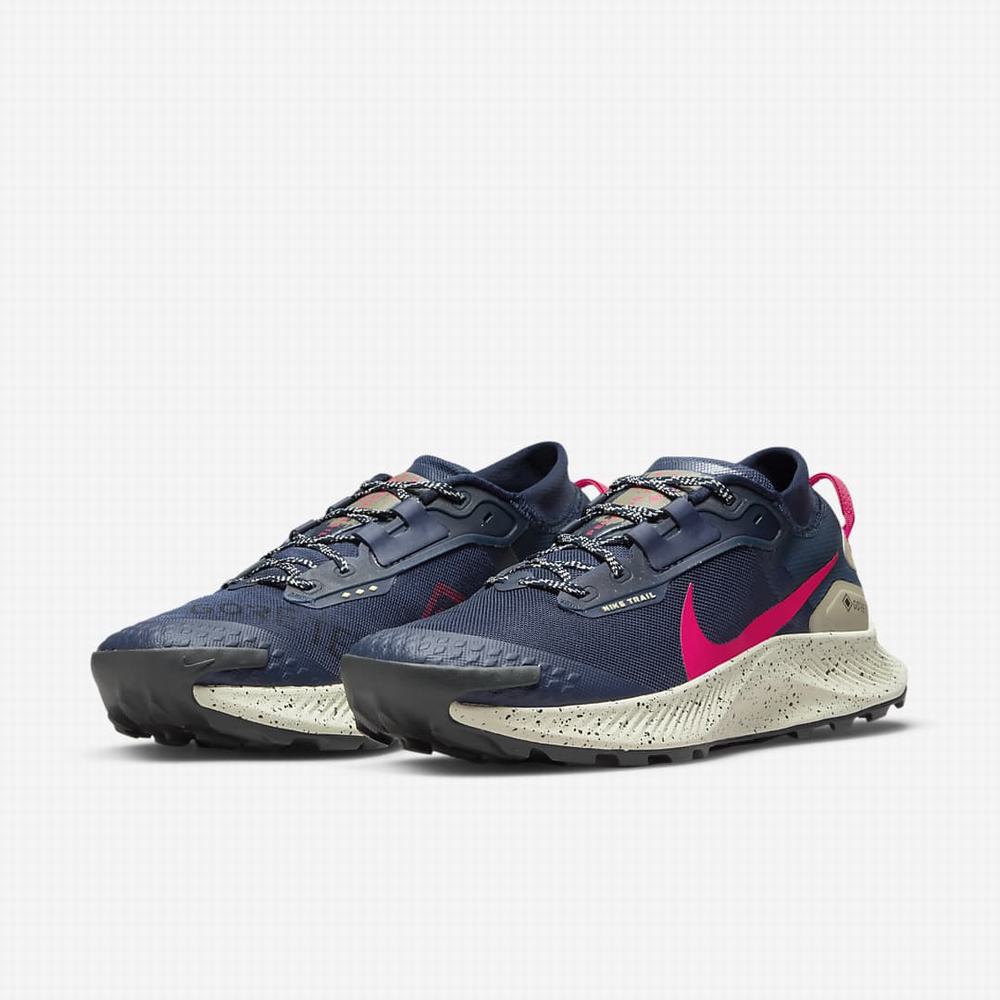 Bezecke Topanky Nike Pegasus Trail 3 GORE-TEX Panske Obsidian Olivovo Zelená Červené | SK375201