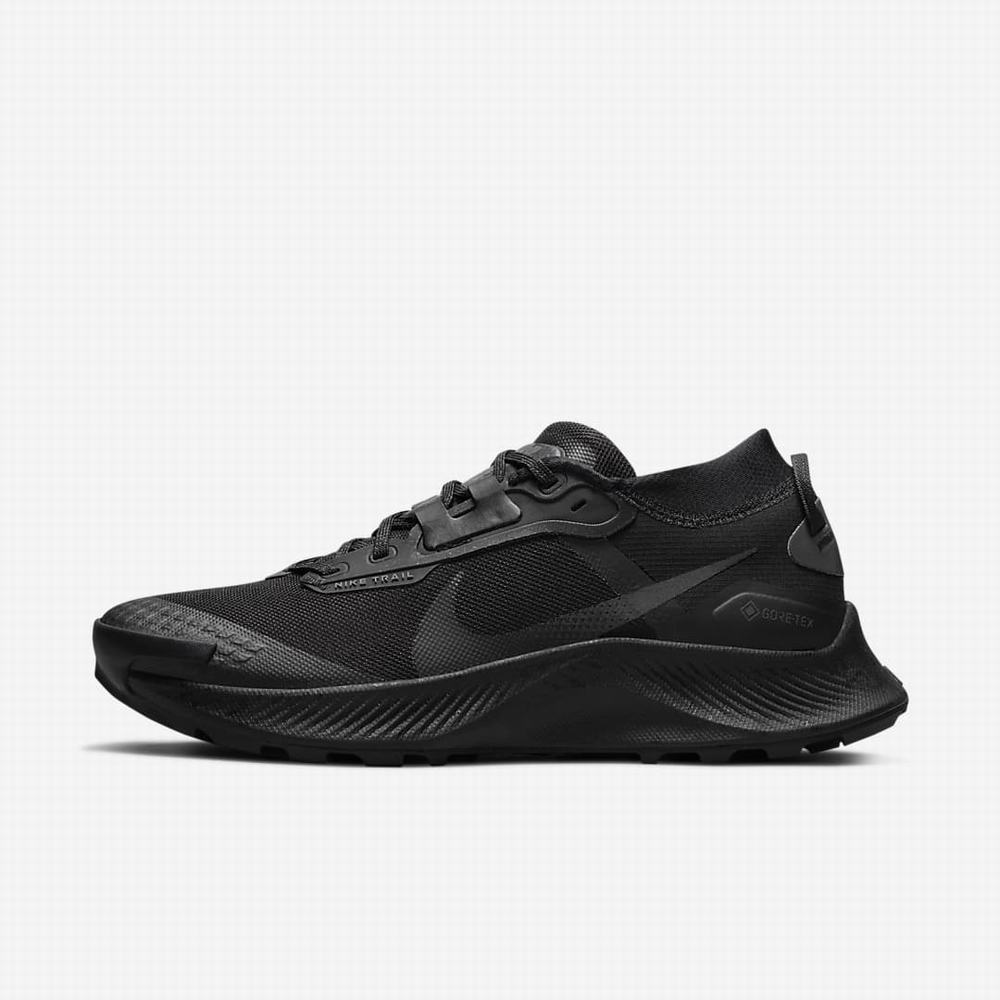 Bezecke Topanky Nike Pegasus Trail 3 GORE-TEX Damske Čierne Tmavo Siva Siva Čierne | SK739468