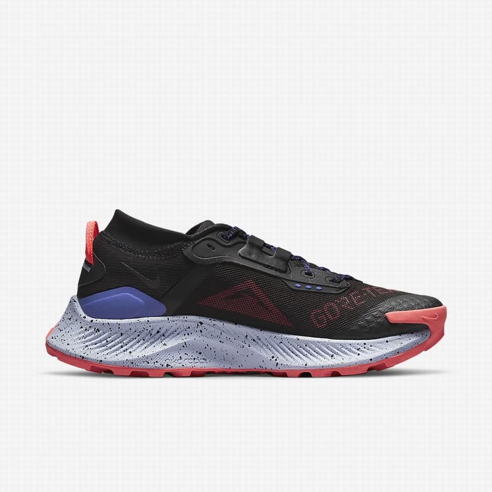 Bezecke Topanky Nike Pegasus Trail 3 GORE-TEX Damske Čierne Svetlo Mango Červené | SK781690