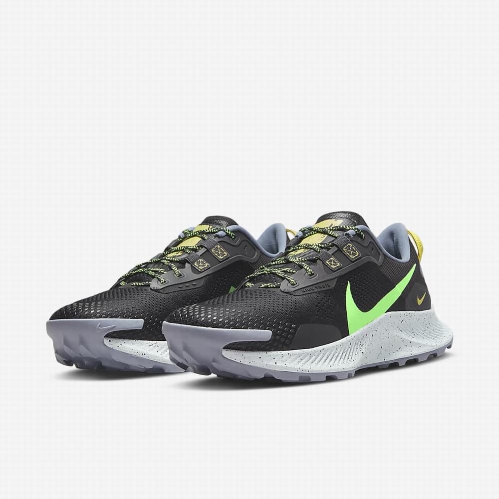 Bezecke Topanky Nike Pegasus Trail 3 Panske Čierne Siva Zelene | SK795842