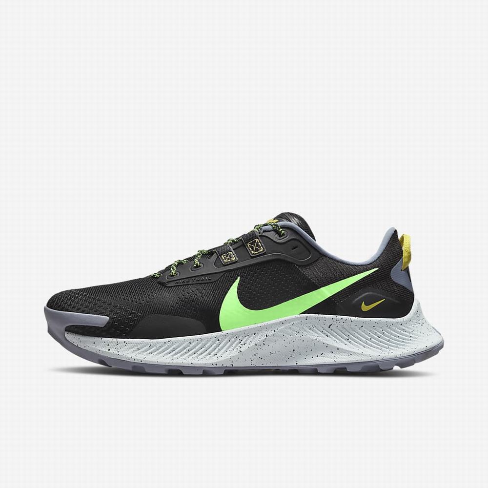 Bezecke Topanky Nike Pegasus Trail 3 Panske Čierne Siva Zelene | SK795842