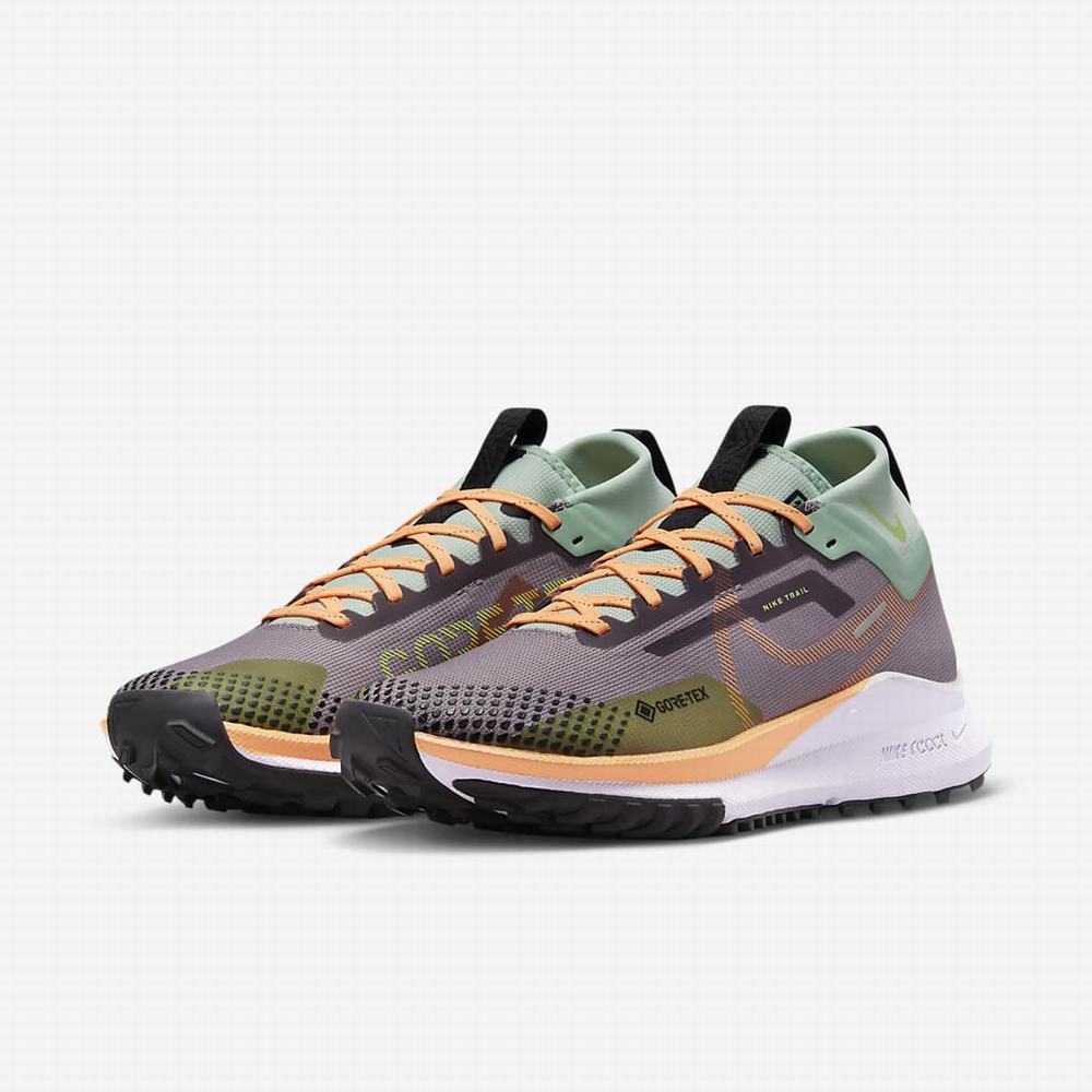 Bezecke Topanky Nike Pegasus Trail 4 GORE-TEX Damske Nachový Zelene Krém | SK614239