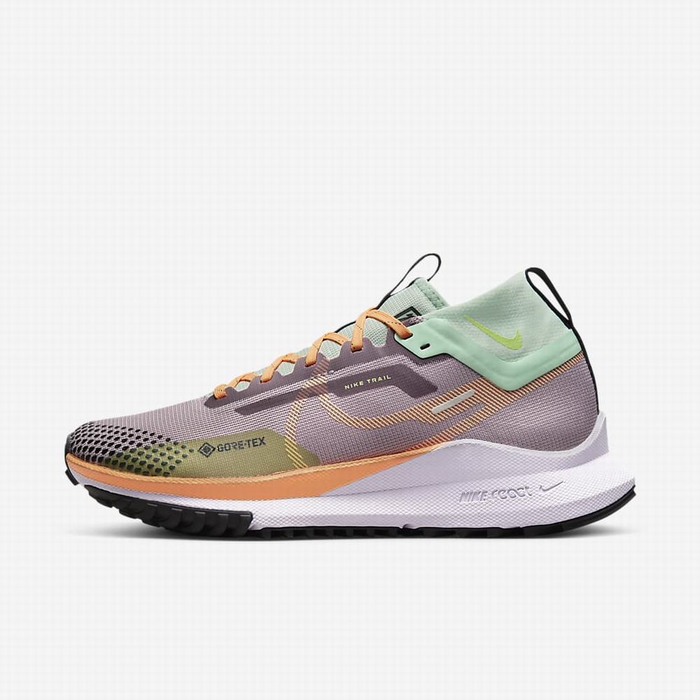 Bezecke Topanky Nike Pegasus Trail 4 GORE-TEX Damske Nachový Zelene Krém | SK614239