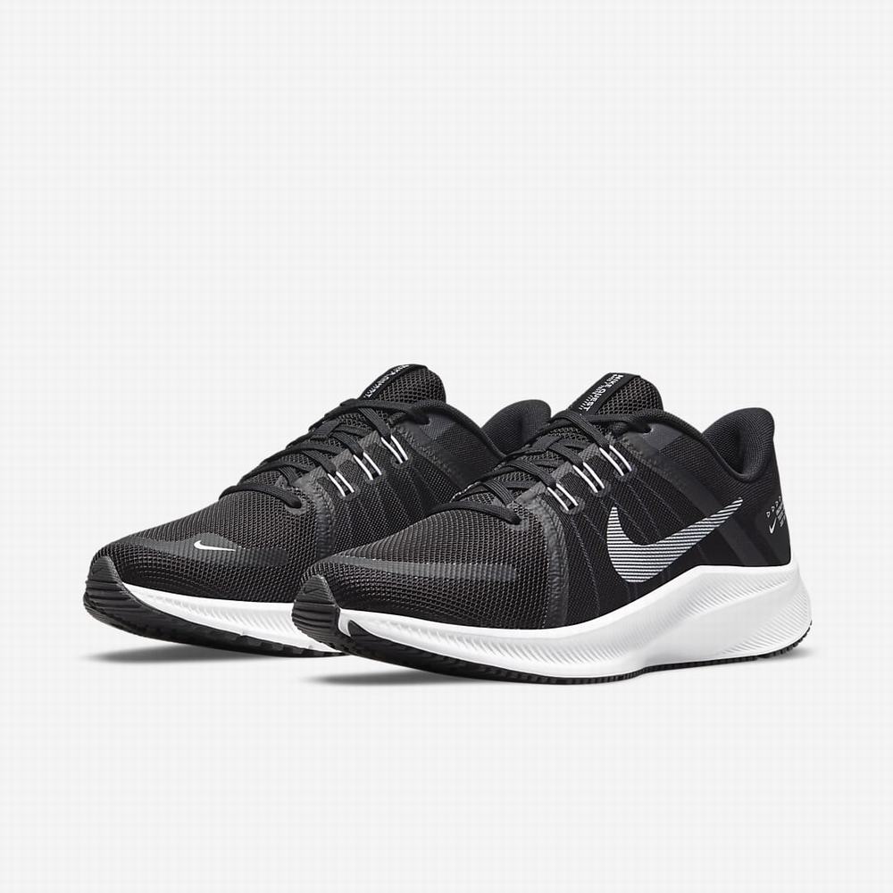 Bezecke Topanky Nike Quest 4 Damske Čierne Tmavo Siva Biele | SK183290