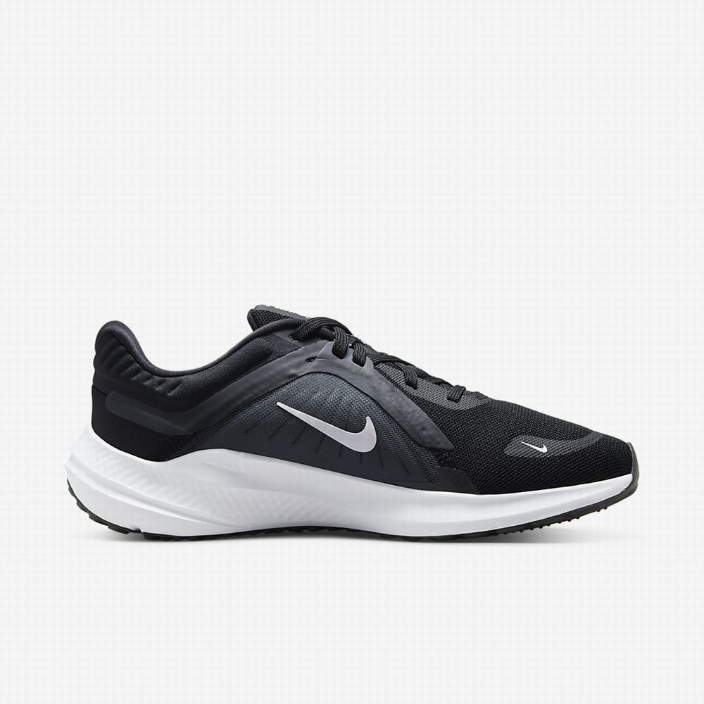 Bezecke Topanky Nike Quest 5 Damske Čierne Siva Tmavo Siva Biele | SK876145