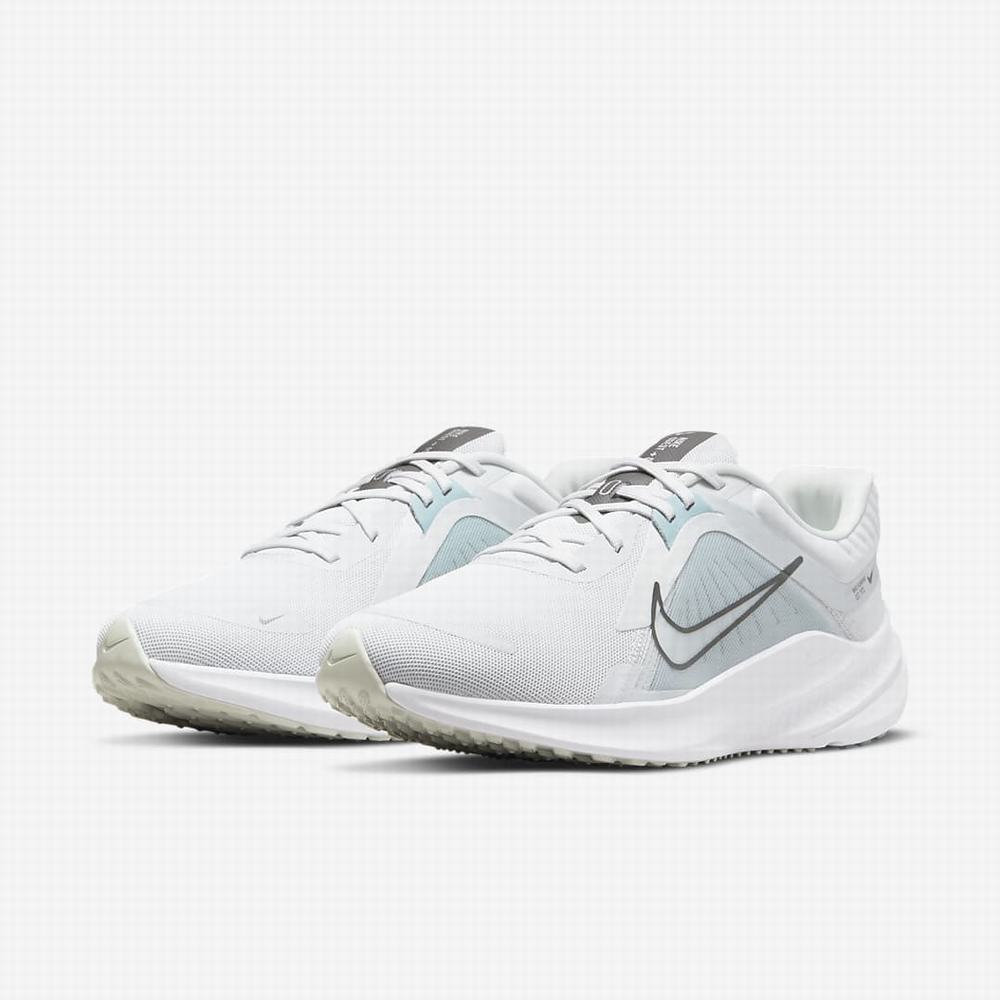 Bezecke Topanky Nike Quest 5 Panske Siva Siva Metal Strieborne Čierne | SK382156