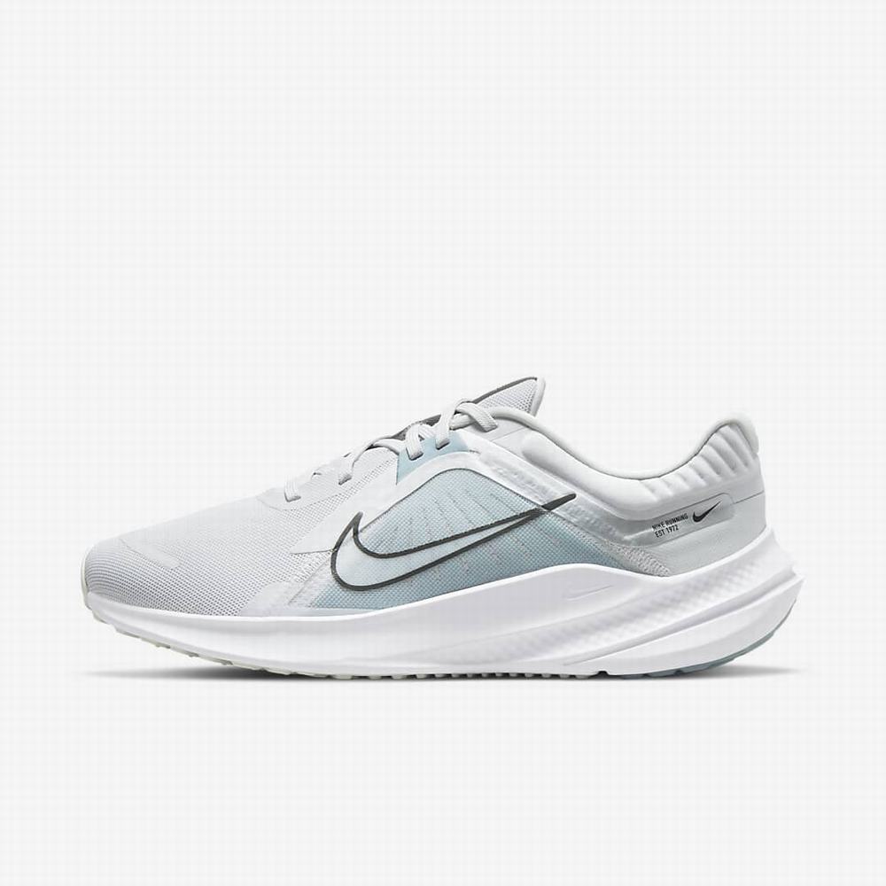 Bezecke Topanky Nike Quest 5 Panske Siva Siva Metal Strieborne Čierne | SK382156