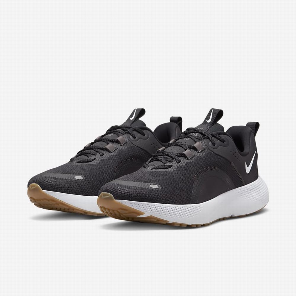 Bezecke Topanky Nike React Escape Run 2 Damske Čierne Tmavo Siva Biele | SK314759