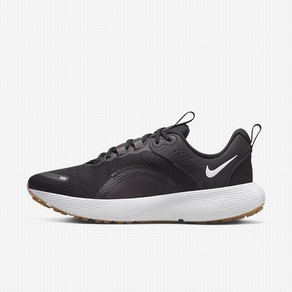 Bezecke Topanky Nike React Escape Run 2 Damske Čierne Tmavo Siva Biele | SK314759