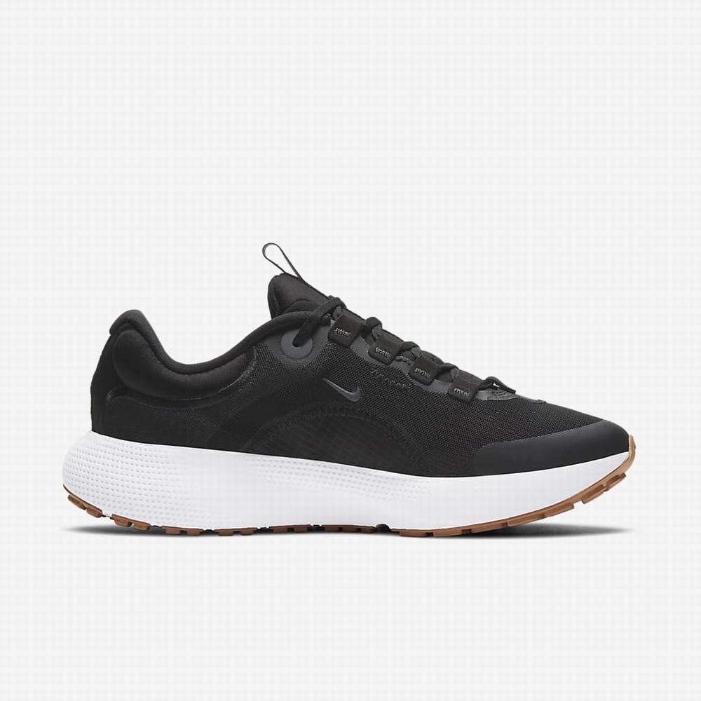 Bezecke Topanky Nike React Escape Run Damske Čierne Tmavo Siva Biele Čierne | SK418736