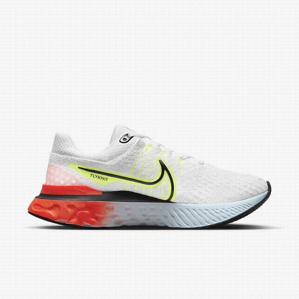 Bezecke Topanky Nike React Infinity Run Flyknit 3 Damske Biele Svetlo Červené Čierne | SK012467