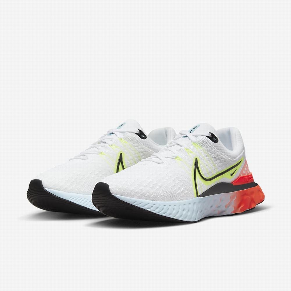 Bezecke Topanky Nike React Infinity Run Flyknit 3 Damske Biele Svetlo Červené Čierne | SK012467