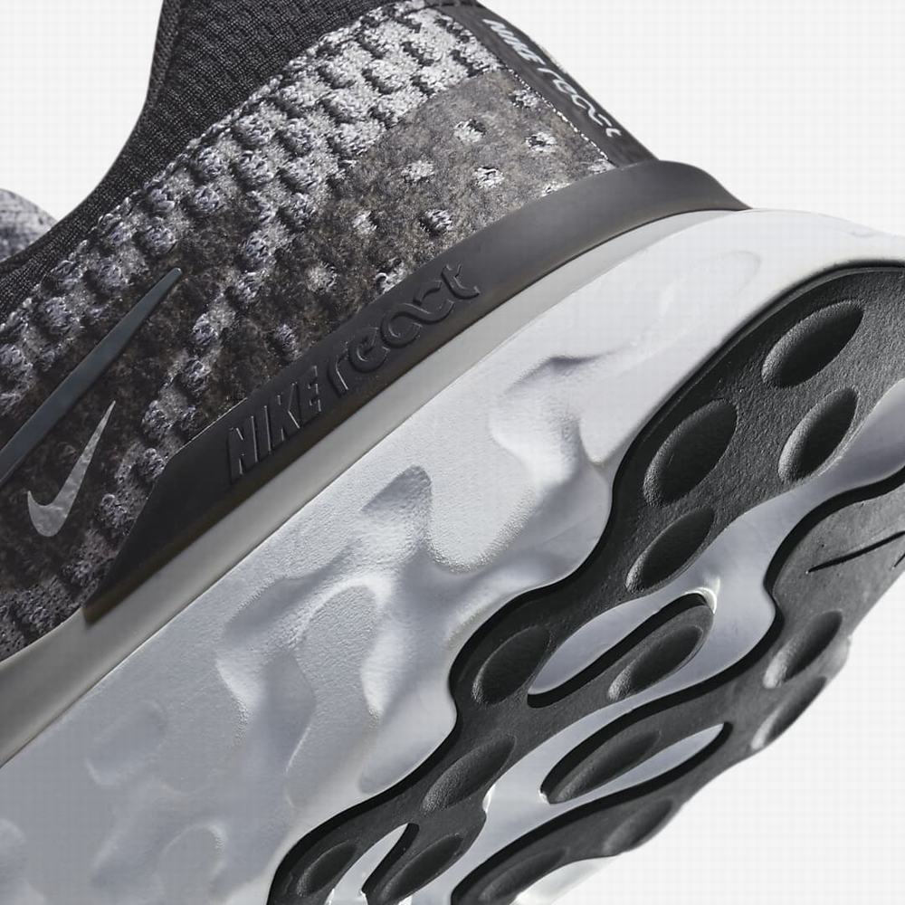 Bezecke Topanky Nike React Infinity Run Flyknit 3 Panske Čierne Siva Biele Tmavo Siva | SK038567