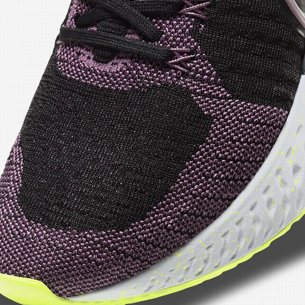 Bezecke Topanky Nike React Infinity Run Flyknit 2 Damske Nachový Čierne Ruzove | SK081467