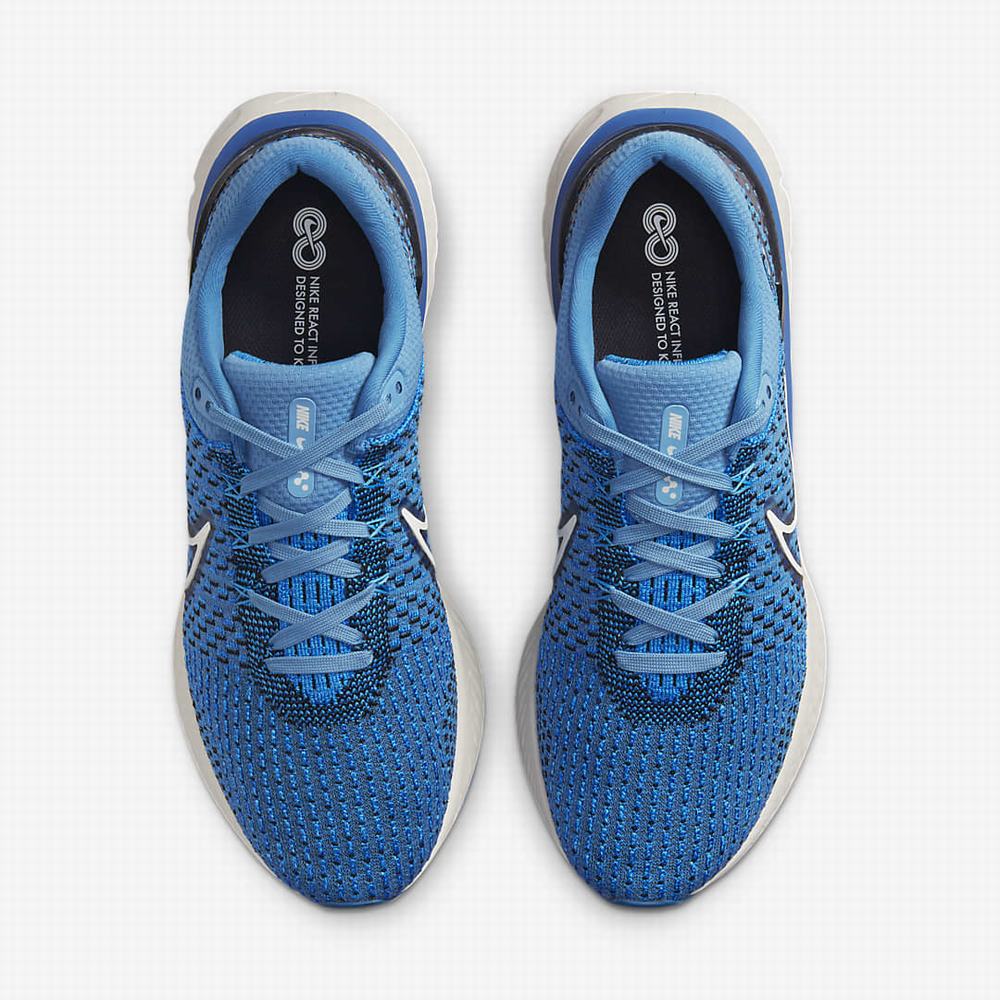 Bezecke Topanky Nike React Infinity Run Flyknit 3 Panske Modre Čierne Modre | SK319507