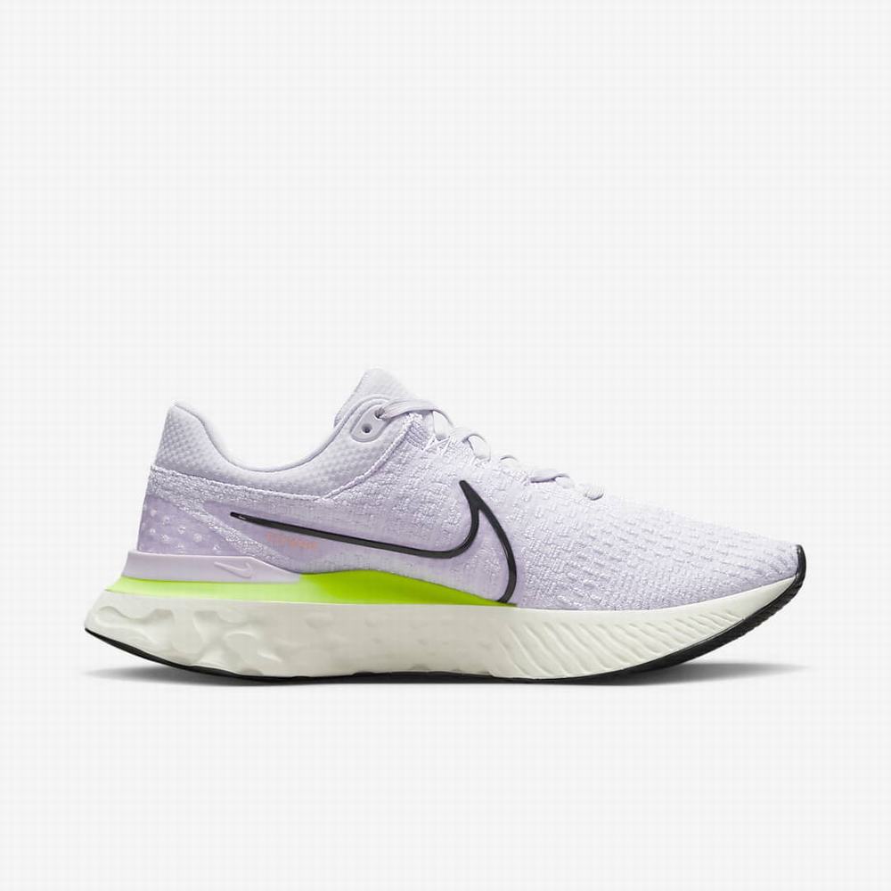 Bezecke Topanky Nike React Infinity Run Flyknit 3 Panske Nachový Zelene Tmavo Siva | SK401385