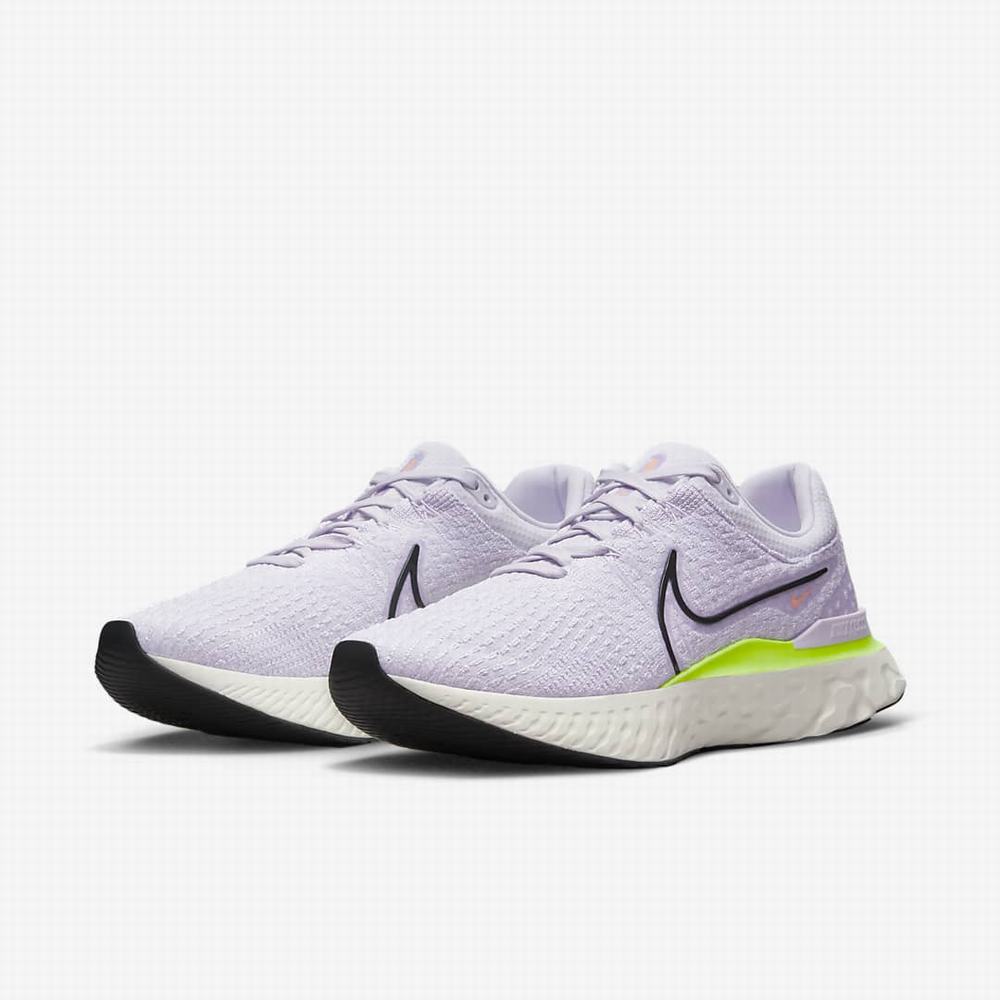 Bezecke Topanky Nike React Infinity Run Flyknit 3 Panske Nachový Zelene Tmavo Siva | SK401385